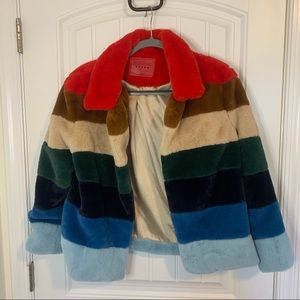 Blank NYC Rainbow Pop Coat